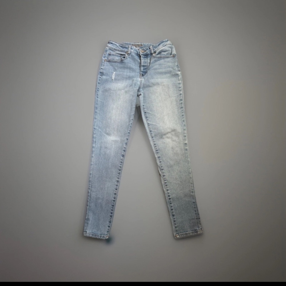 Maurices Jeans Women's 6 6l Blue Light Wash Skinny Jeans High Rise
